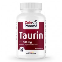 Таурин для сердца мышц и печени TAURIN 500 mg Kapseln 120 шт Zein Pharma